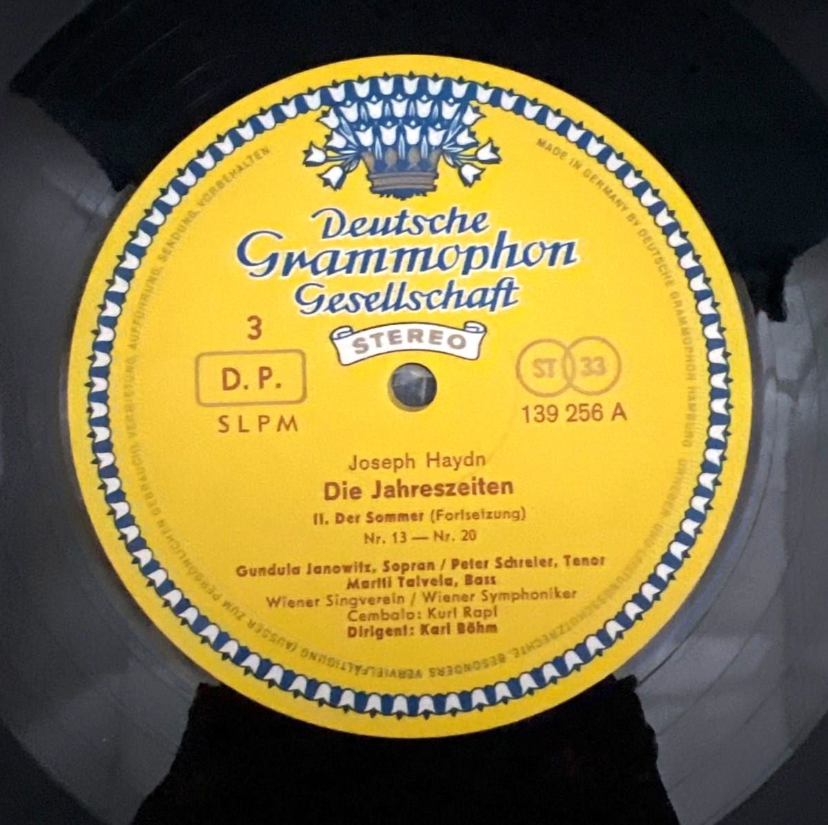 Joseph Haydn, Die Jahreszeiten, Dirigent Karl Böhm, 3 LP Box, Wiener Symph.