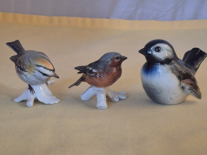 Goebel Porzellan - Spatz, Buchfink, Goldkehlchen - Vintage