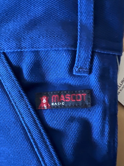 MASCOT Basic Wellington Arbeitshose Gr. 58 Blau 100% Baumwolle, NEU, OVP