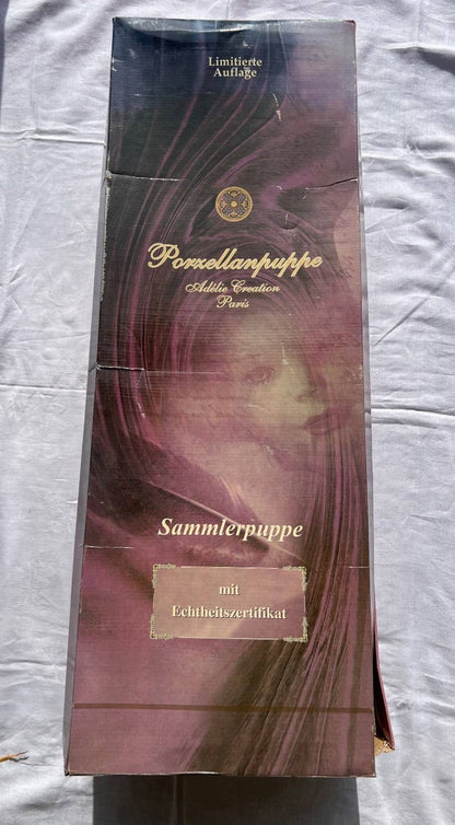 Art-Land Creation Porzellanpuppe Sammlerpuppe lim. Rotschopf + Zertifikat OVP