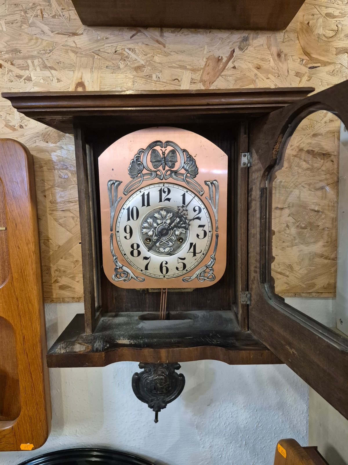 Junghans Gong Wanduhr Pendel Antik