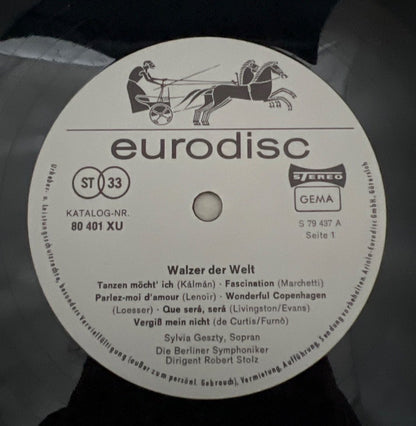 Walzer der Welt, Robert Stolz, Berliner Symphoniker, Eurodisc 3LP Box, 1970-1980