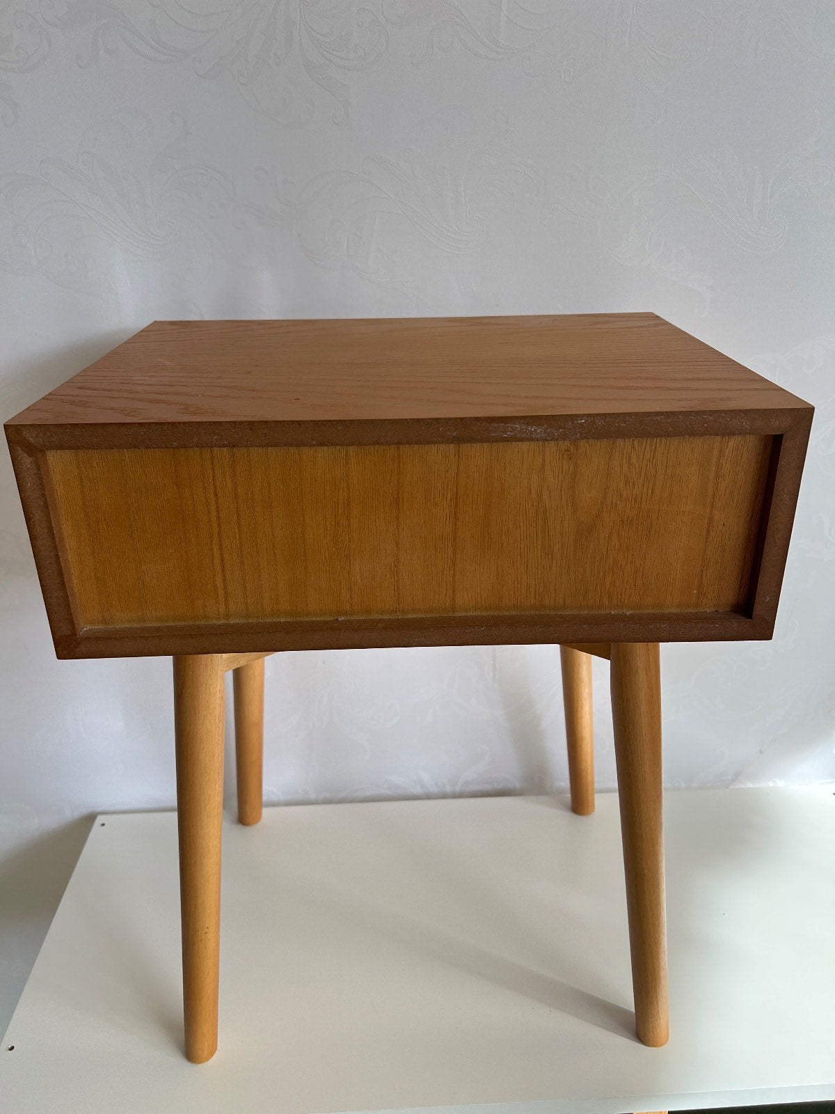 Nachttisch, Beistelltisch, Skandinavischer Stil, 1 Schublade, 60/70er