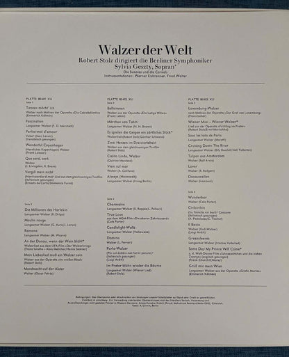 Walzer der Welt, Robert Stolz, Berliner Symphoniker, Eurodisc 3LP Box, 1970-1980