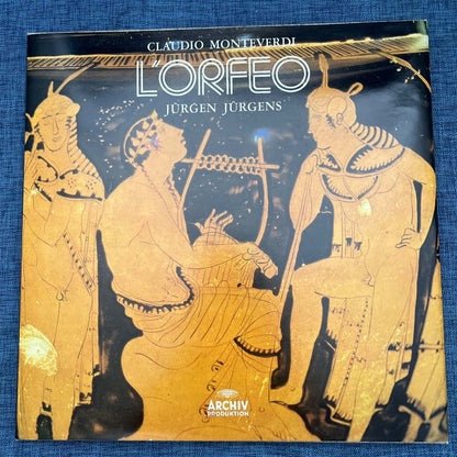 Monteverdi L'Orfeo, Archiv Produktion, 3 Vinyl LP's in Box, Polydor int.1974