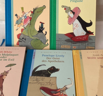 5x DIE ZEIT Kinder-Edition Hardcover Nesbit Atwater White Lively Aiken Konvolut