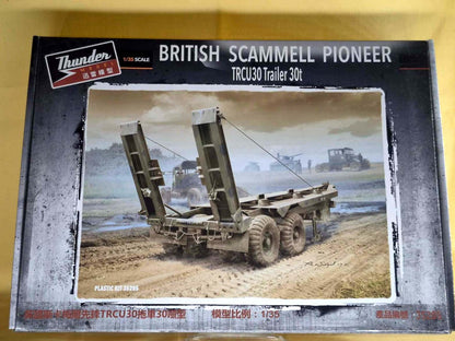 Thunder Model 35205 British Scammell Pioneer TRCU30 Trailer 30t 1/35 Plastik Kit
