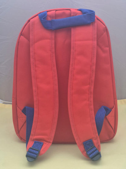 United Colors of Benetton Rucksack Rot Blau Schule Sport NEU mit Etikett