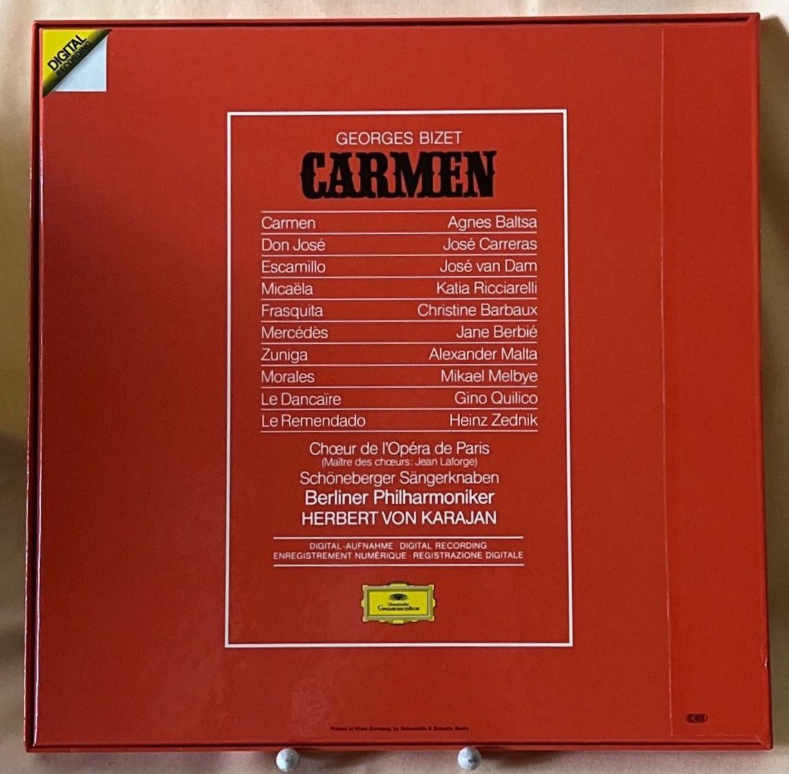 "Carmen", G. Bizet -  Herbert von Karajan -Berliner Philharmoniker -3erBox - 83