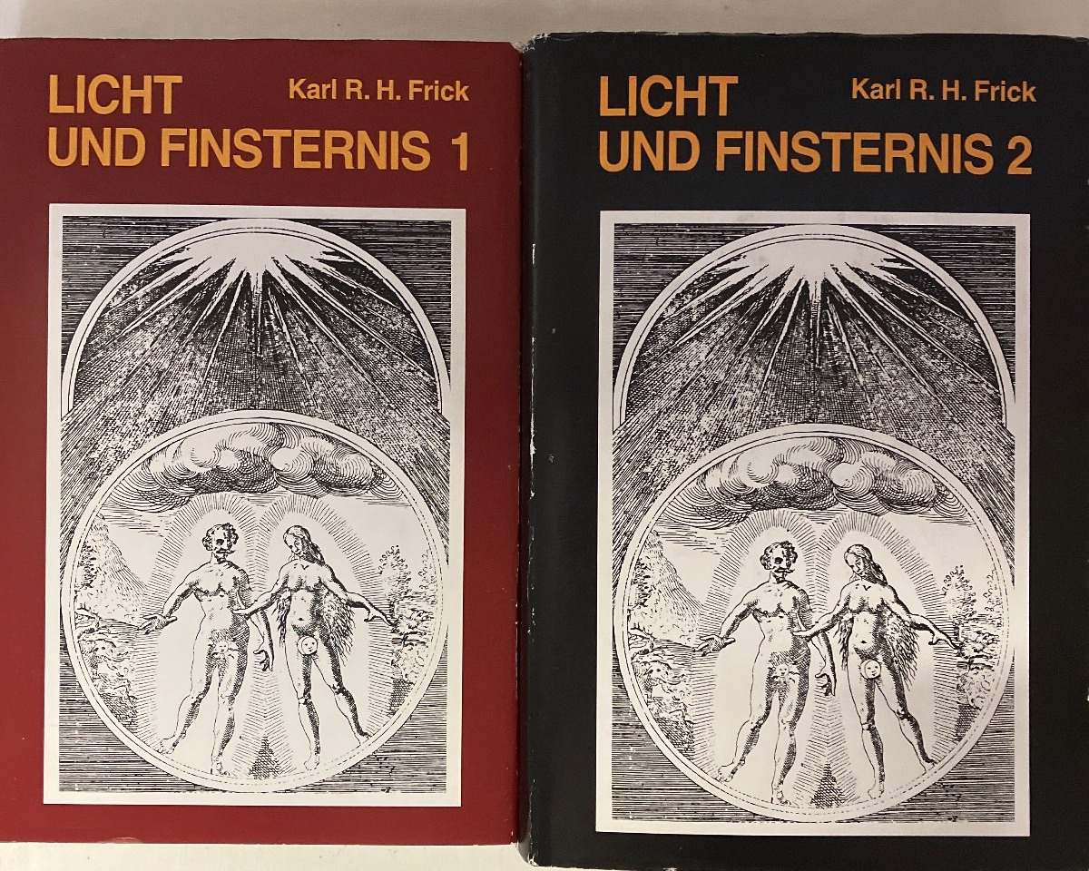 Karl R. H. Frick Licht und Finsternis Band 1+2 Freimaurerei Gnosis Okkultismus