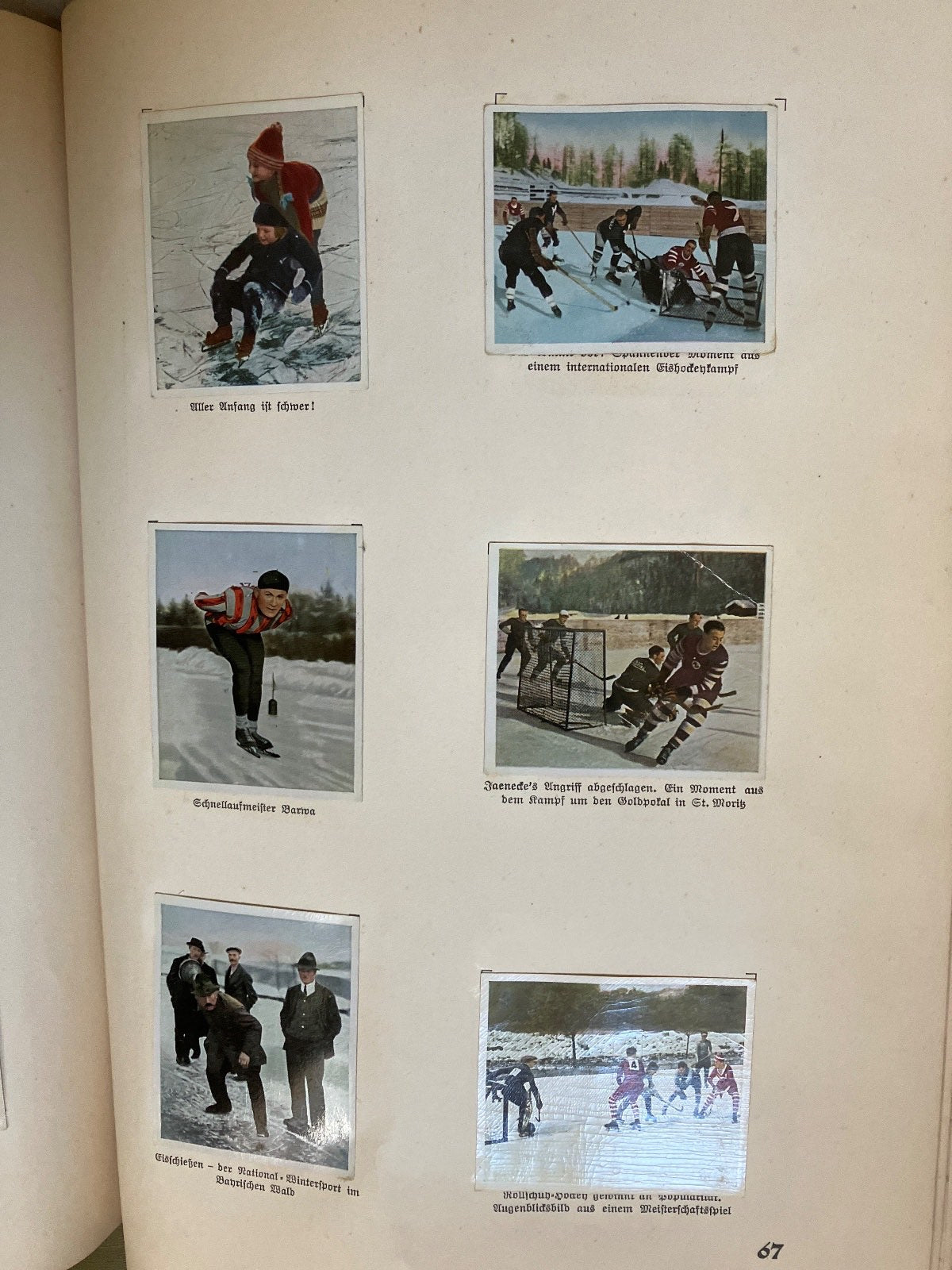 Deutscher Sport Vorschau auf 1936 Sammelbilderalbum Olympia selten antik