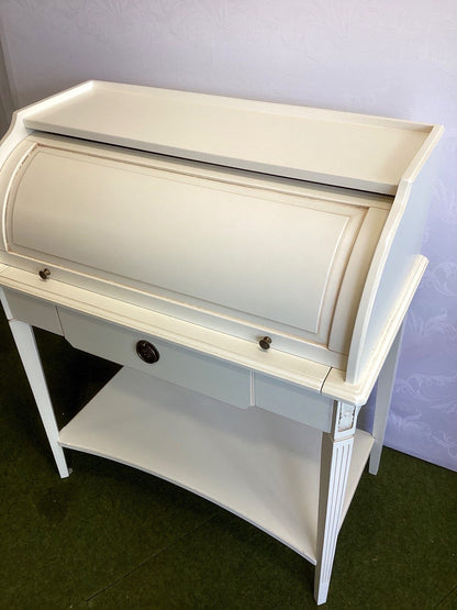 Sekretär Komode Weiß Vintage Shabby Chic Schreibtisch mit Schubladen