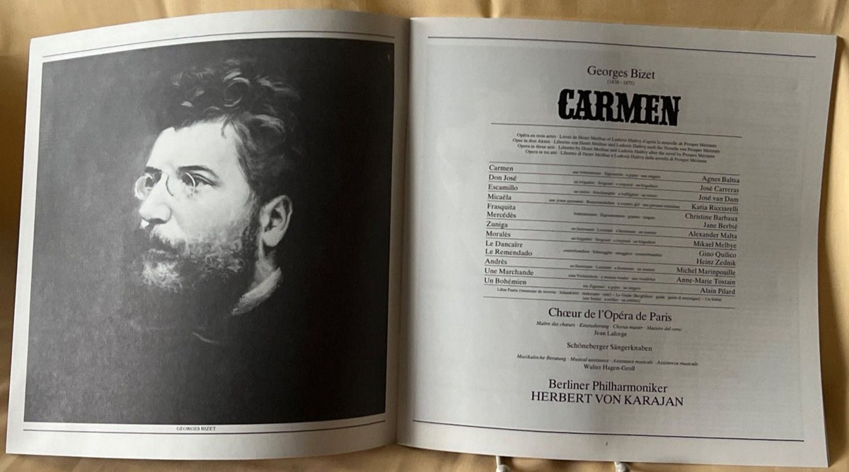 "Carmen", G. Bizet -  Herbert von Karajan -Berliner Philharmoniker -3erBox - 83