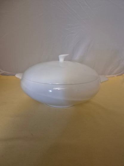 Wedgwood "Solar" Bone China Suppenschüssel mit Deckel, Terrine , Weiß, England