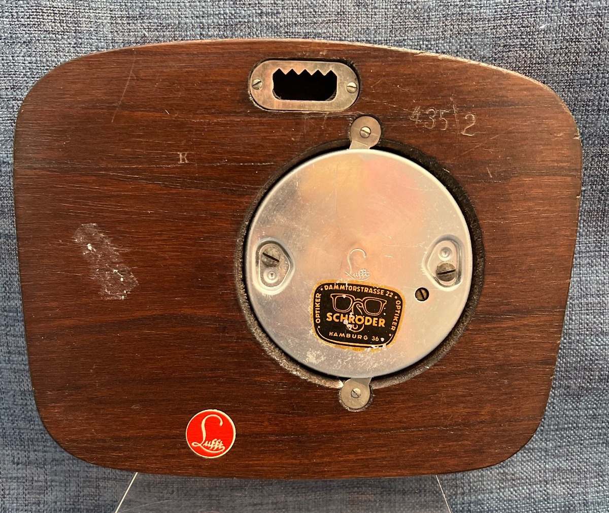 Fa. Lufft, Barometer & Thermometer, Holz, 50er-60er Jahre
