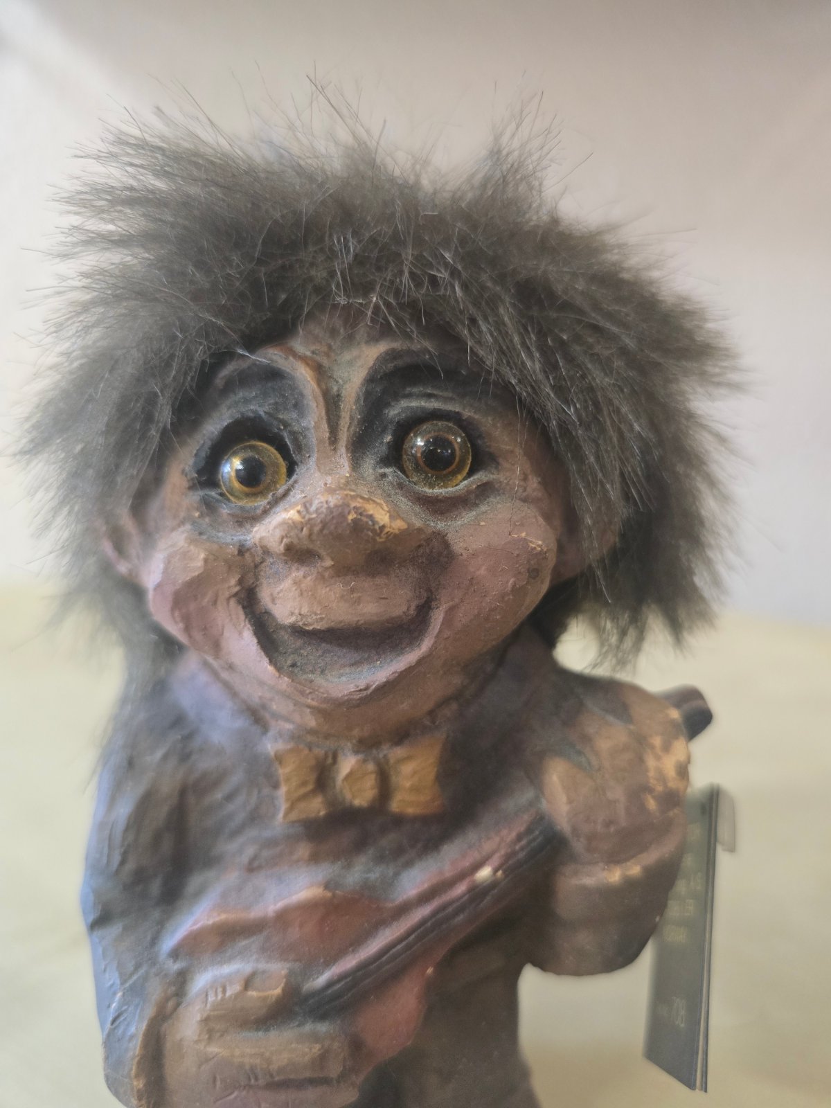 NyFOAM Souvenir Norway Troll Figur Handmade Norwegen Sammlerfigur mit Etikett
