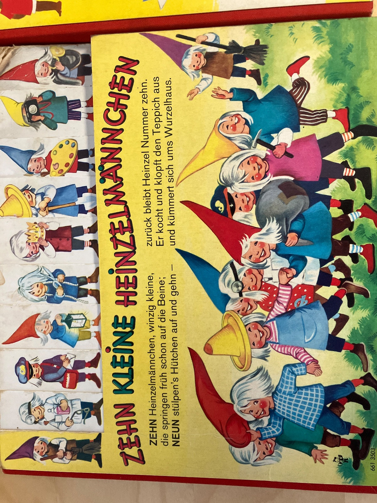 4xVintage Kinderbilderbücher Zehn kleine Negerlein Zehn kleine Heinzelmännchen