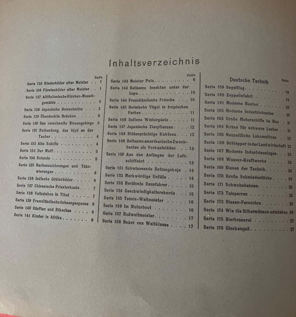 Die Welt in Bildern 3x Sammelbilderalbum Konvolut 1920er Jahre antik selten