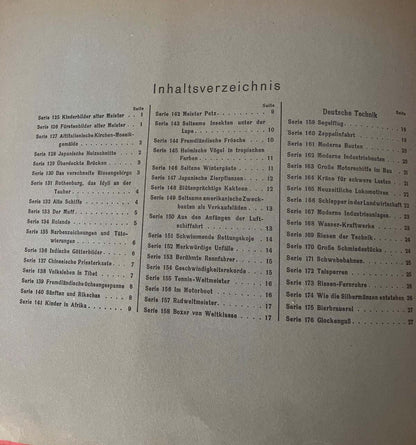 Die Welt in Bildern 3x Sammelbilderalbum Konvolut 1920er Jahre antik selten
