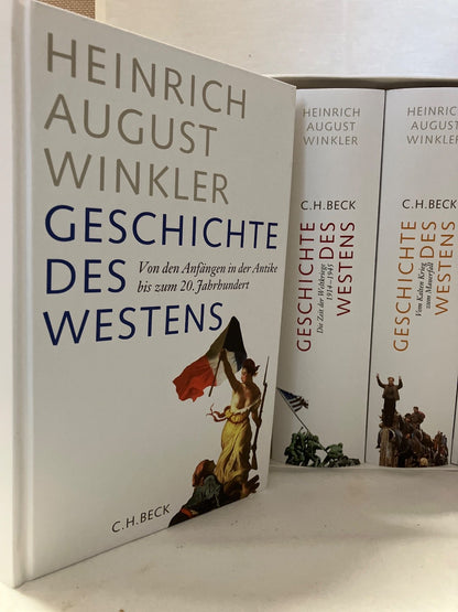 Winkler Geschichte des Westens 4 Bände C.H.Beck Schuber Hardcover Komplett-Set