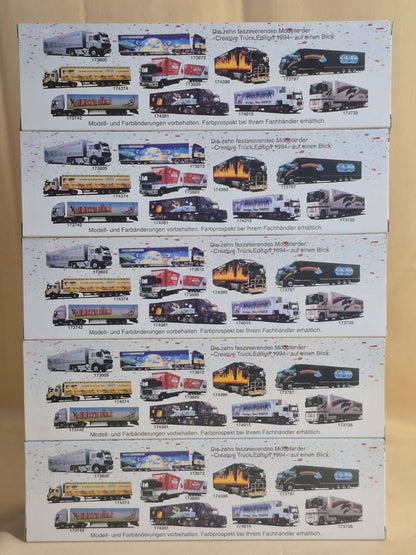 Herpa Creative Truck Edition 1994 H0 1:87 Konvolut 5 Modelle OVP Sammlung