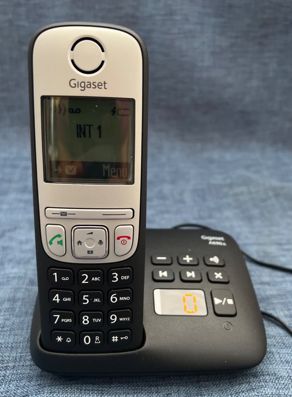 Gigaset A690A, schnurloses Telefon, Anrufbeantworter, OVP + Bedienungsanleitung