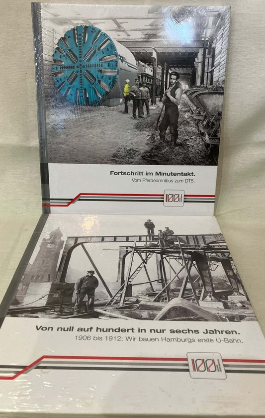 100 Jahre Hochbahn Hamburg 2 Bücher Set U-Bahn Geschichte Jubiläum OVP neu