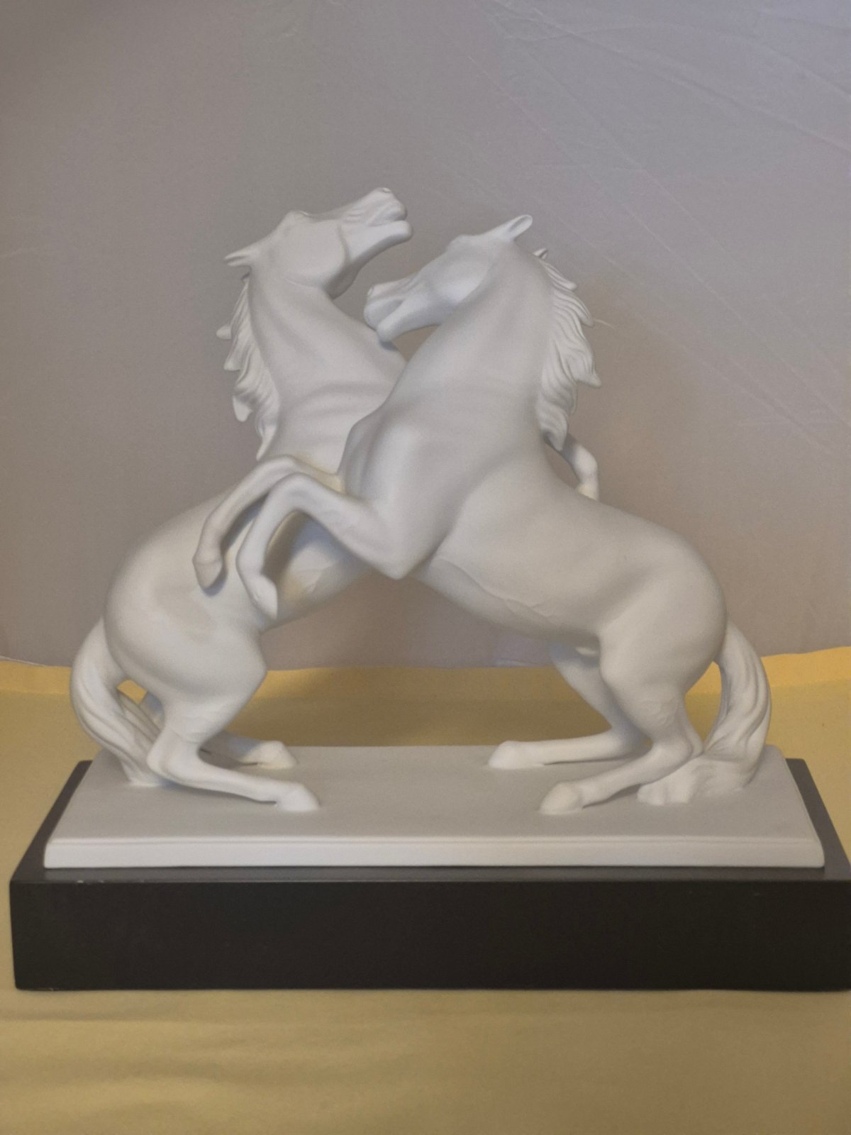 Goebel Studio 8 Porzellan Skulptur zwei Pferde Kunstobjekt