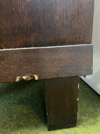 Antiker Eichen Buffetschrank, Vitrinenschrank, Jugendstil/Gründerzeit
