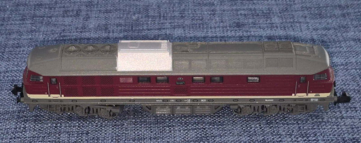 Minitrix N 12845 Diesellok BR 132 629-7 DR Reichsbahn OVP Spur N Modell