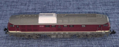 Minitrix N 12845 Diesellok BR 132 629-7 DR Reichsbahn OVP Spur N Modell