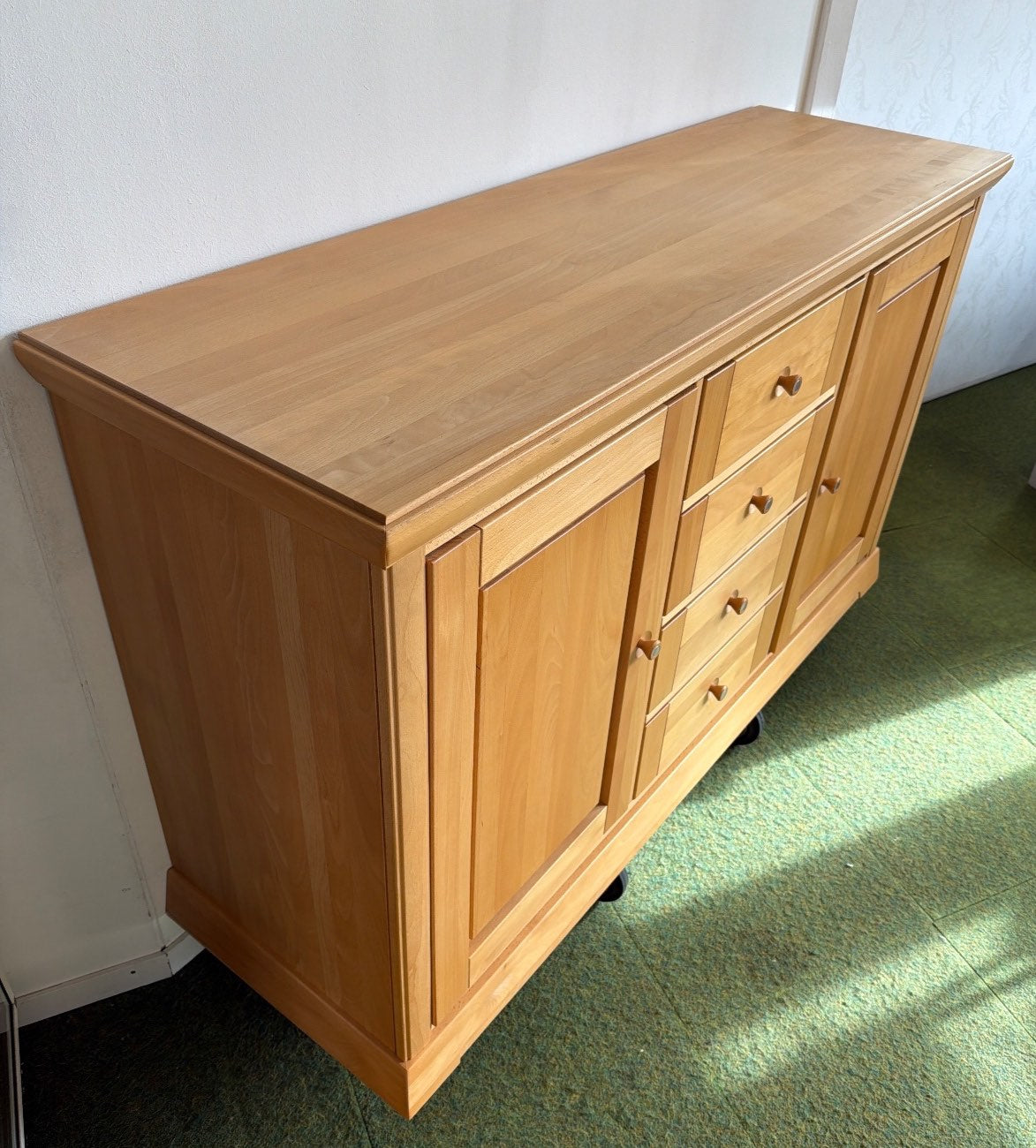 Hartmann Massivholz Sideboard "Linus" Buche 4 Schubladen 2 Türen Made Germany