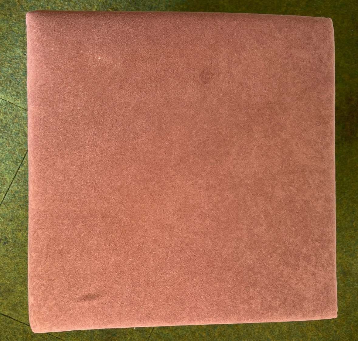Ohrensessel mit Hocker, TV-Sessel, Relaxsessel, moccafarben, Microfaser/ Velours