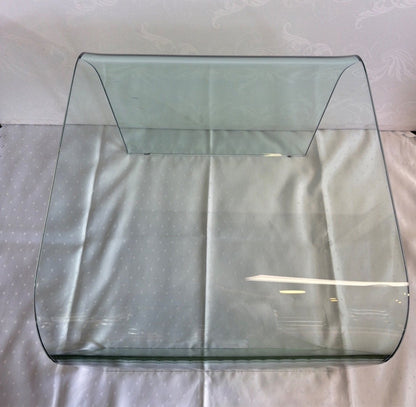 FIAM Beistelltisch Glashocker Sofatisch Glas gebogen Design Italien Vintage