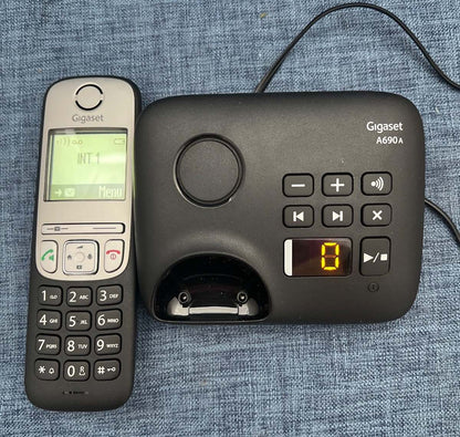 Gigaset A690A, schnurloses Telefon, Anrufbeantworter, OVP + Bedienungsanleitung