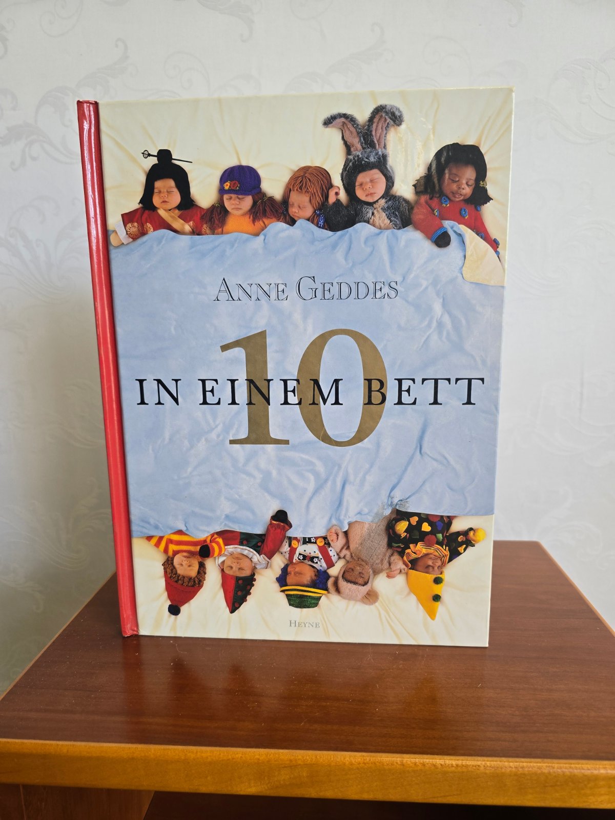Anne Geddes 10 in einem Bett Kinderbuch Heyne Hardcover Babyfotografie
