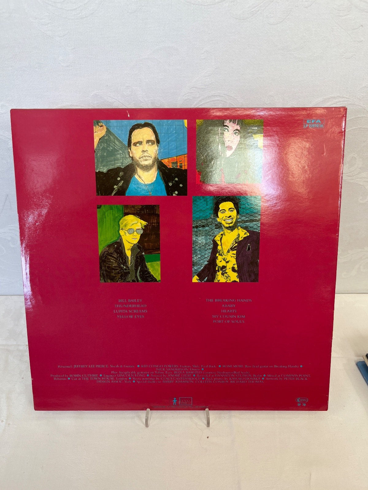 The Gun Club – Mother Juno LP Vinyl 1987 What's So Funny About SF 70 EFA