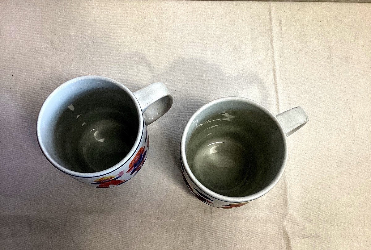 Thomas Kindertassen Tasse Set 2tlg Porzellan Vintage 70er Kinder Mädchen