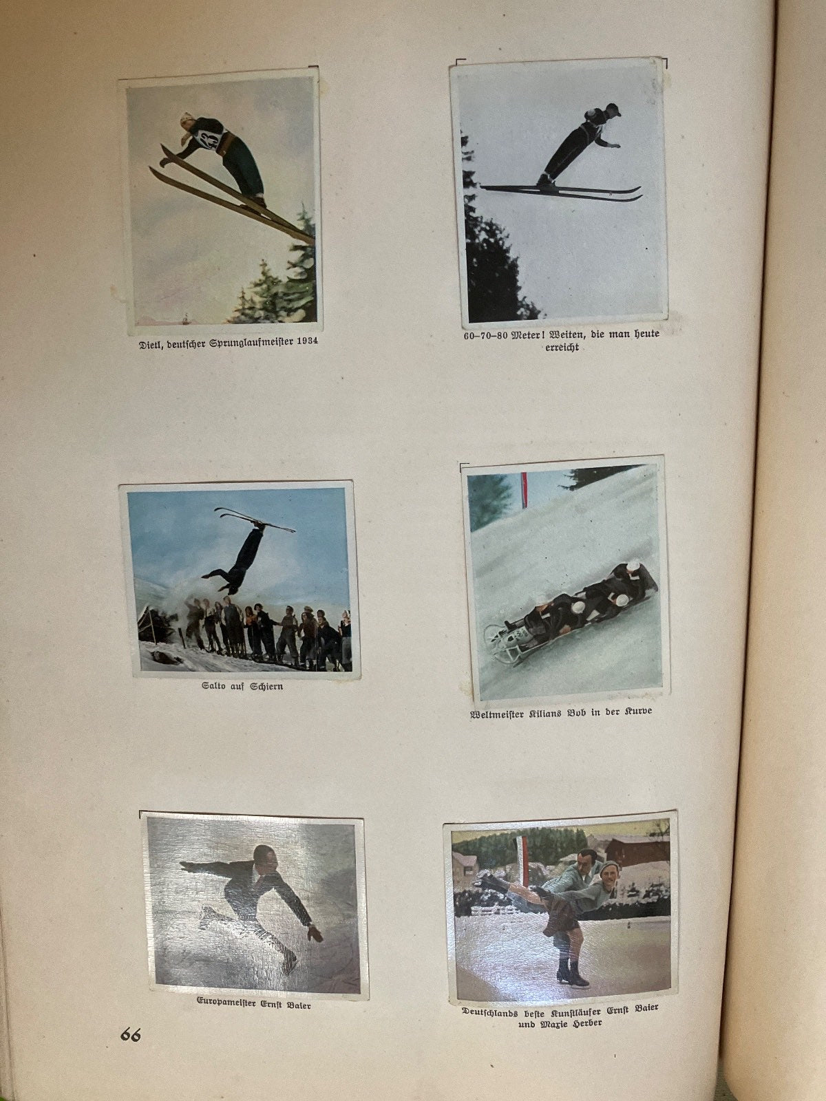 Deutscher Sport Vorschau auf 1936 Sammelbilderalbum Olympia selten antik