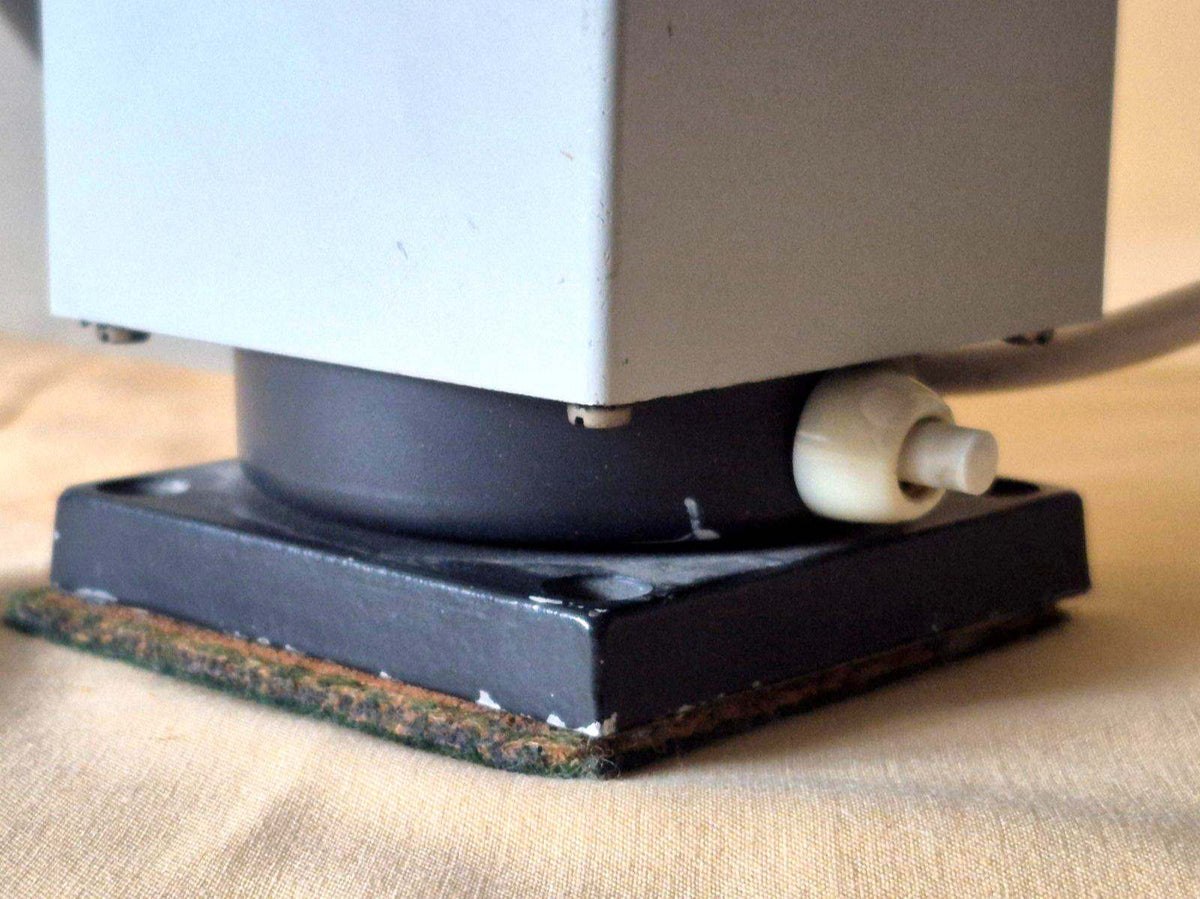 Kaiser Lampe Modell 6015 Primat Kubuswürfel grau 1960/70er