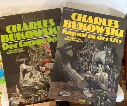 Charles Bukowski 2x Heyne Bildpaperback Der lange Job + Kaputt in der City