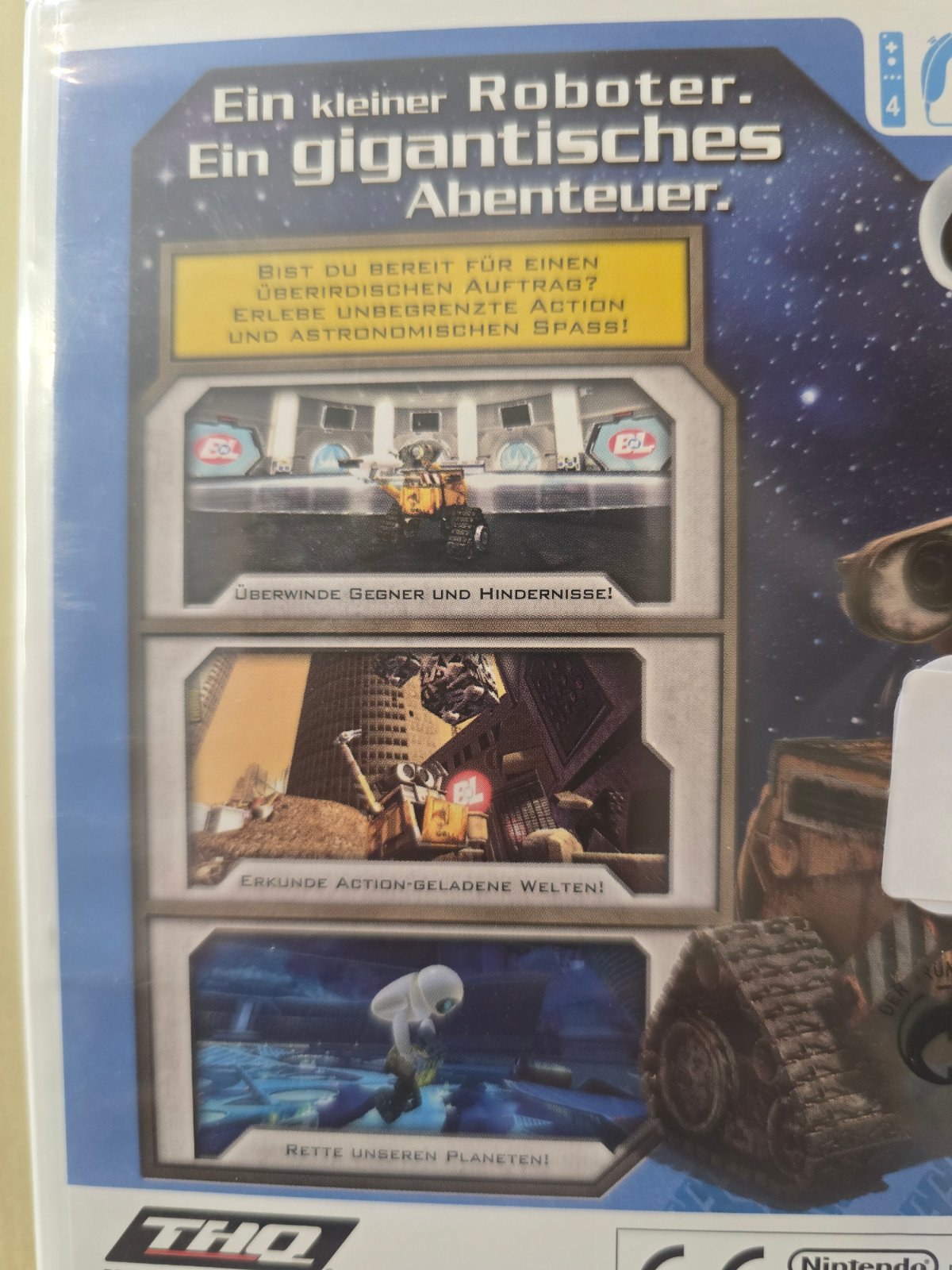 Nintendo Wii WALL·E Der letzte räumt die Erde auf THQ Disney Pixar PAL OVP