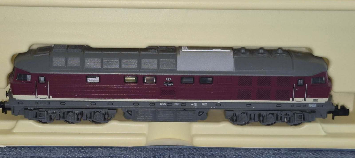 Minitrix N 12845 Diesellok BR 132 629-7 DR Reichsbahn OVP Spur N Modell