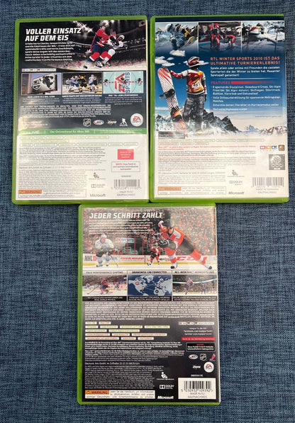 Xbox 360 Spiele Bundle: NHL 13 + NHL 14 + Winter Sports 2010