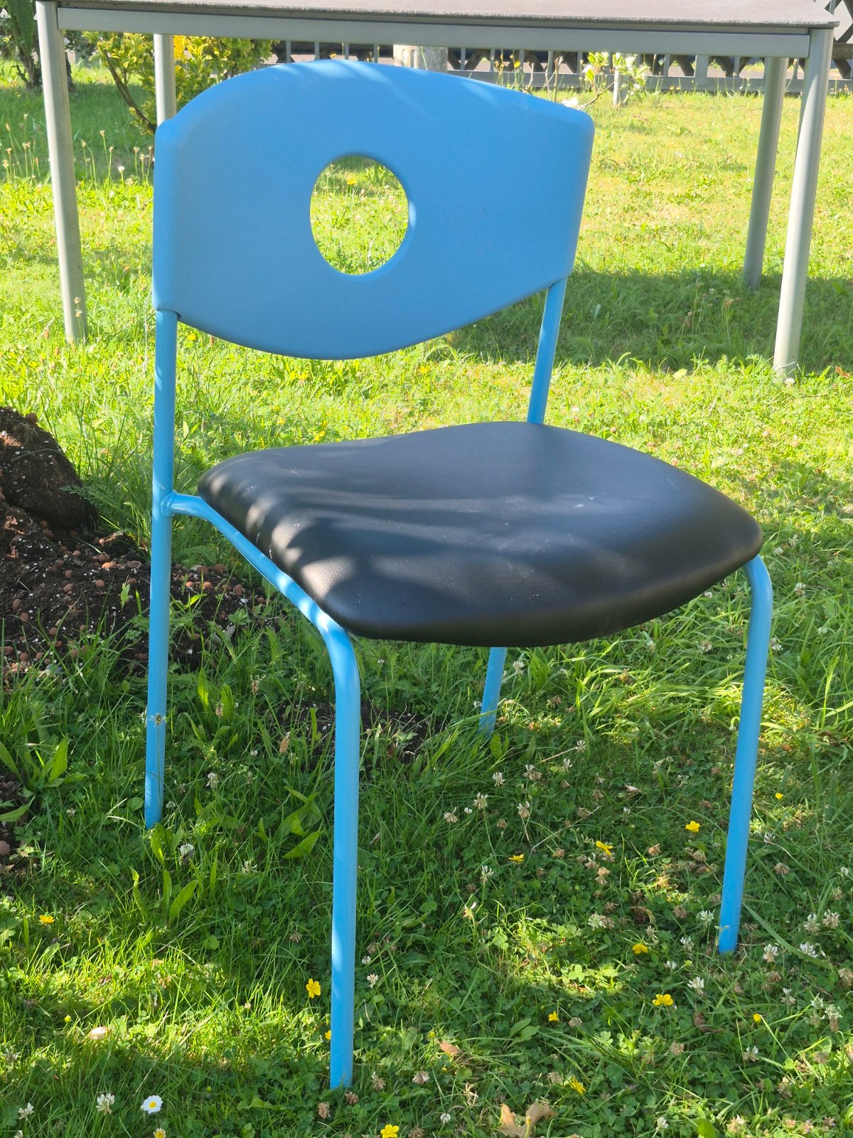 Stuhl Stoljan - IKEA Stuhl - blau/schwarz - gebraucht