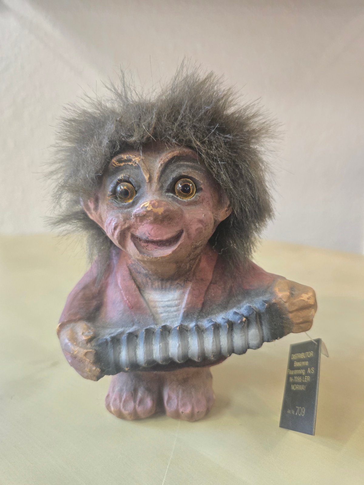 Brødrene Flaarønning Troll Figur Art.Nr.709 Norway Vintage Sammlerstück