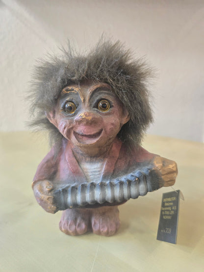 Brødrene Flaarønning Troll Figur Art.Nr.709 Norway Vintage Sammlerstück