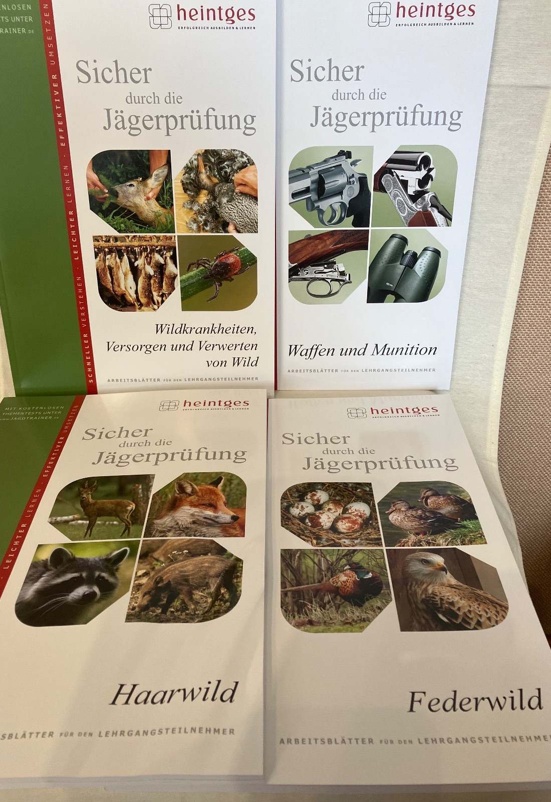 Heintges Sicher durch die Jägerprüfung Sammelbox Lernpaket Arbeitsblätter Set