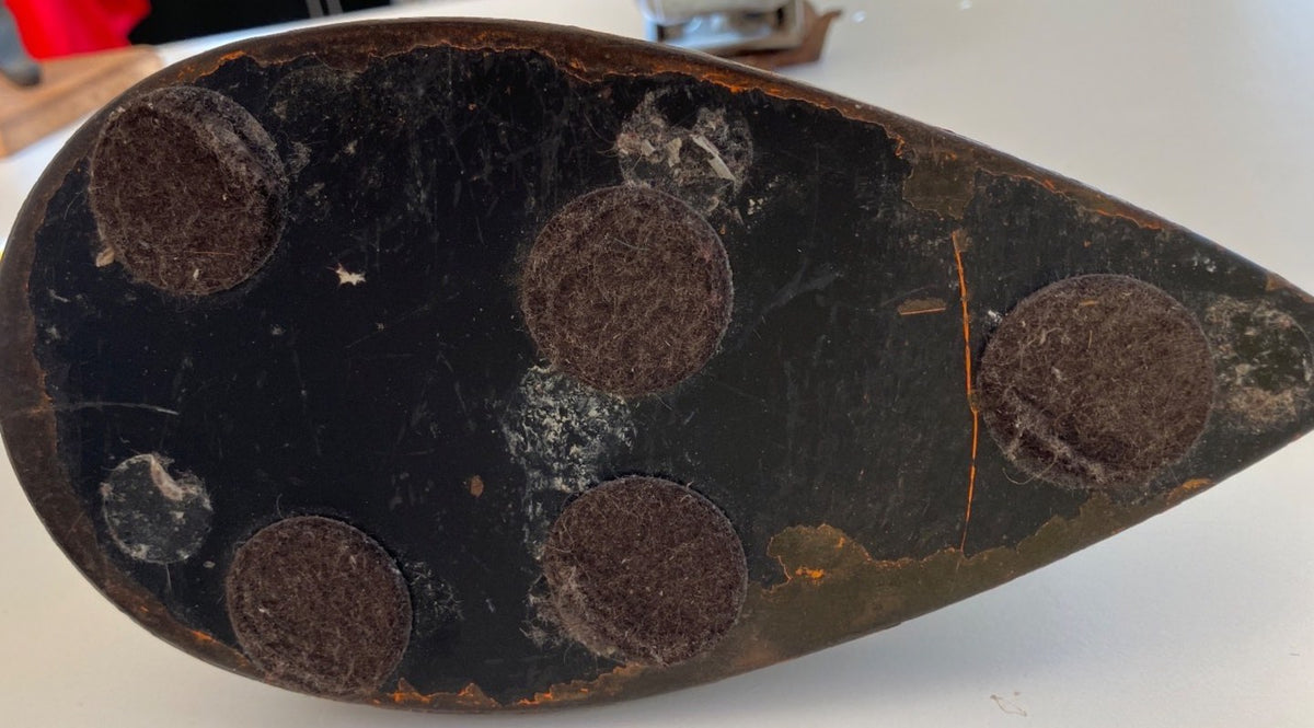 Antikes Gusseisen Bügeleisen VLH Sammler historisch 3 kg
