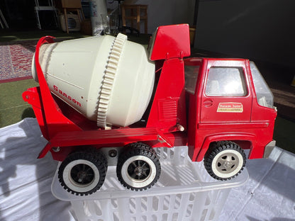 Betonmischer LKW Blechspielzeug, Rico Sansón Junior España, 1970er
